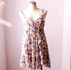 Ambercrombie and Fitch Floral Multicolor Mini Dress.S